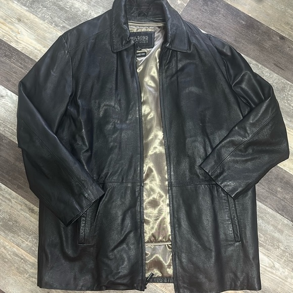 Men's Wilson leather jacket - Picture 1 of 4